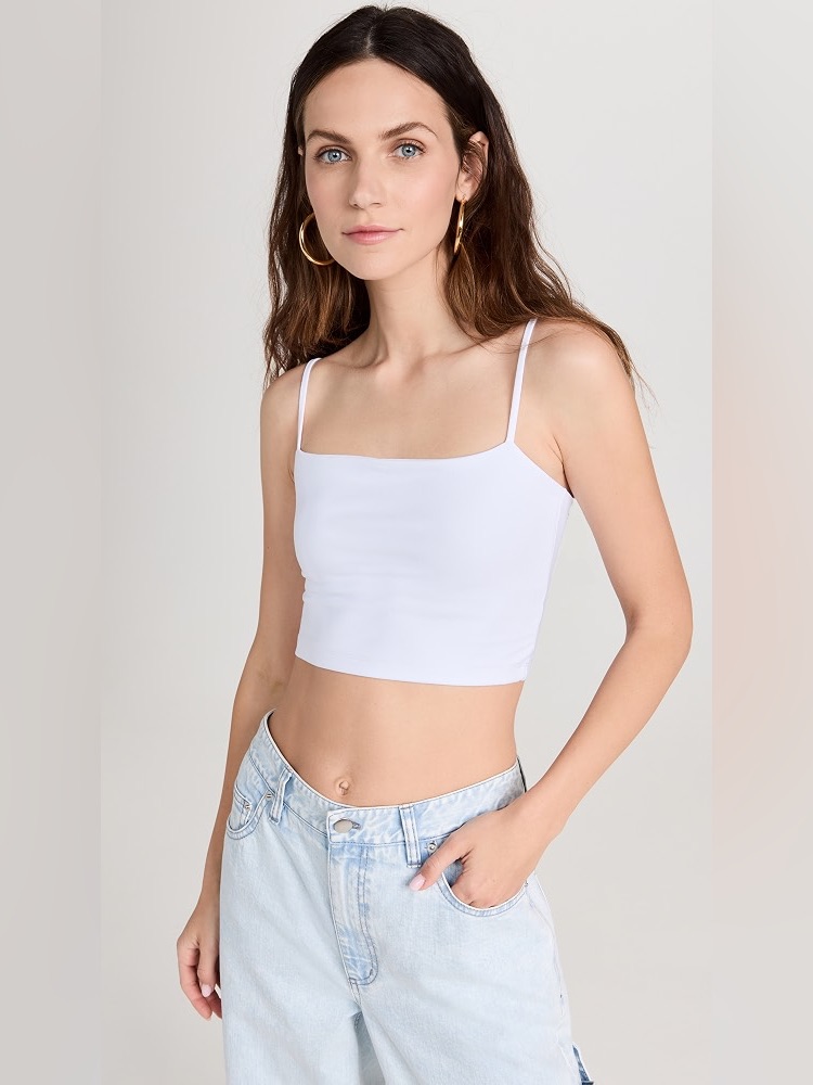 Nwt- Susana Monaco ‘Essential String Crop Top’ - Medium